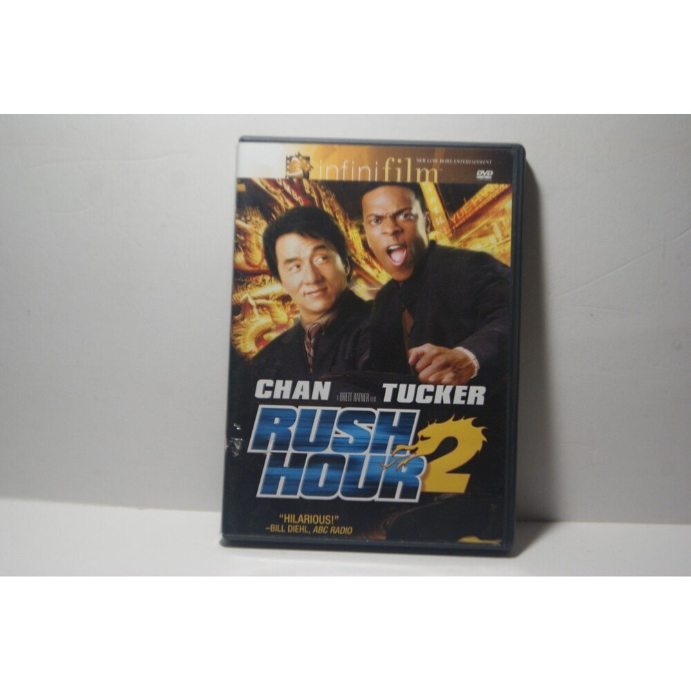 Rush Hour 2 DVD Jackie Chan Chris Tucker Back in Duo Comedy Action  2007